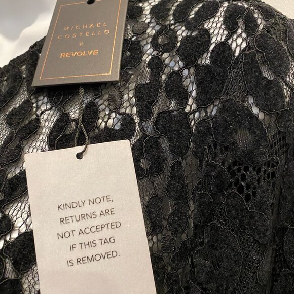 MICHAEL COSTELLO X REVOLVED MESH DRESS NWT MED - Picture 6 of 8